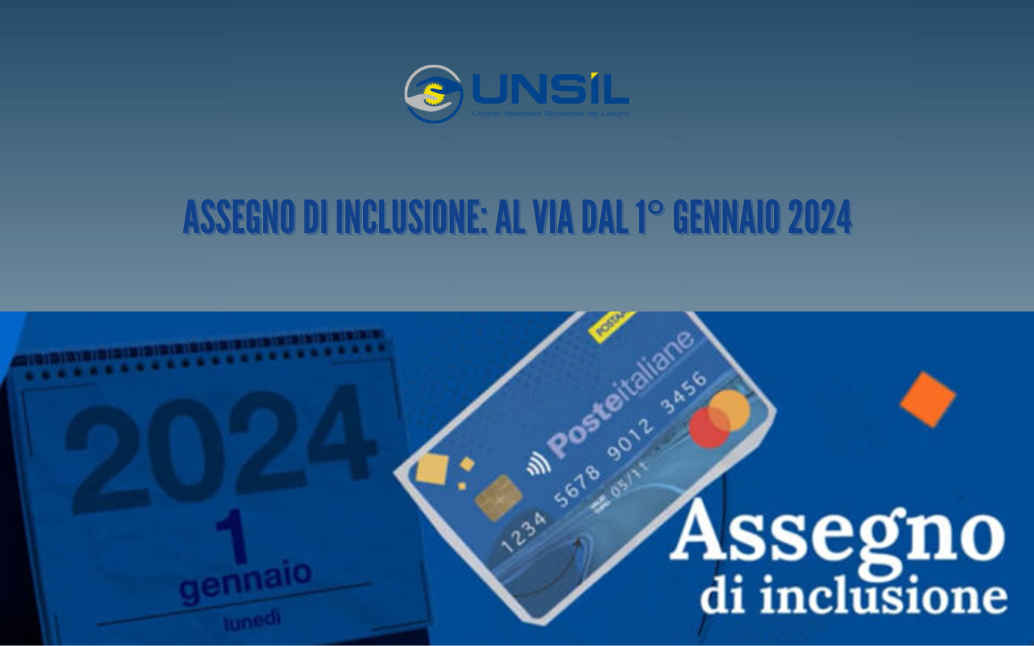 Assegno Di Inclusione Al Via Dal Gennaio Unsil